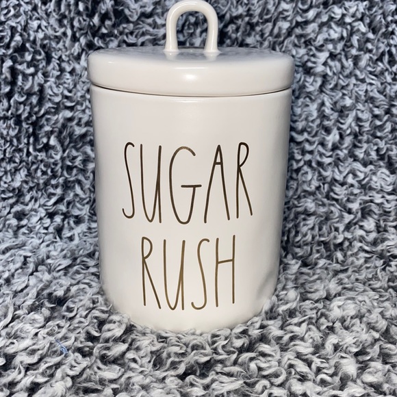 Rae Dunn Other - Rae Dunn SUGAR RUSH white w/ gold large letter NEW